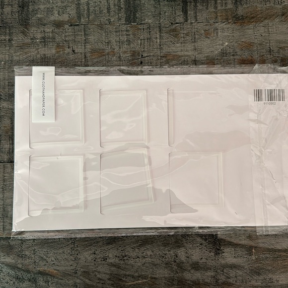 NWT Cloth & Paper Clear Index Monthly Tabs - Picture 3 of 3